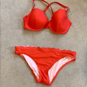 Shade and shore swimsuit coral 36DD L